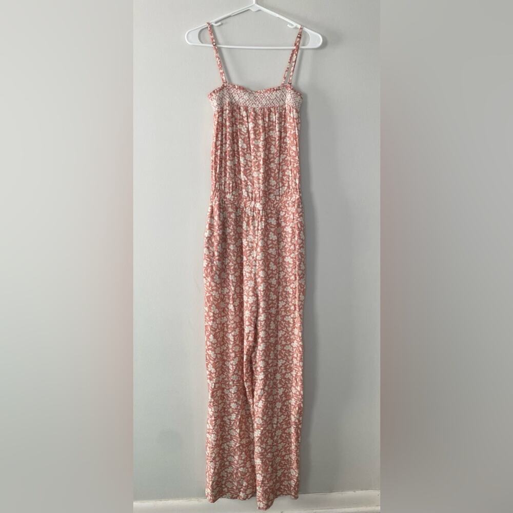 Faherty Renata Floral Jumpsuit Size M - Picture 5 of 10